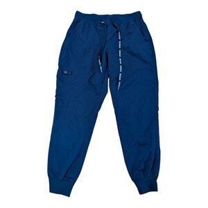 Med Couture Touch Jogger Pants Womens Size Small Blue Scrub Medical